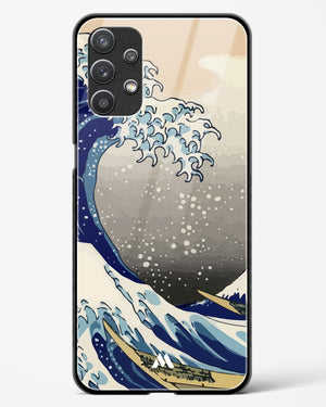 The Great Wave At Kanagawa Glass Case Phone Cover-(Samsung)