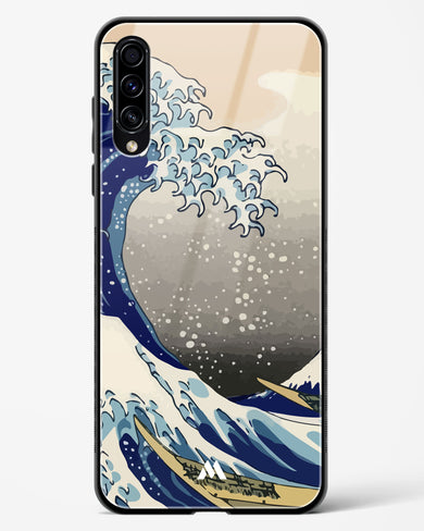 The Great Wave At Kanagawa Glass Case Phone Cover-(Samsung)