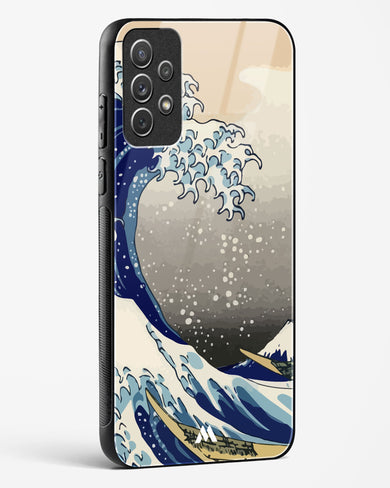 The Great Wave At Kanagawa Glass Case Phone Cover-(Samsung)