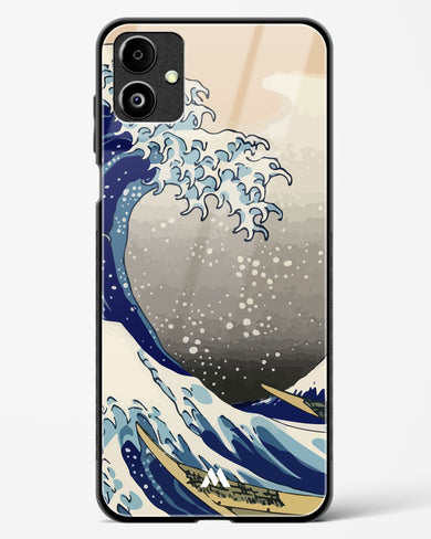 The Great Wave At Kanagawa Glass Case Phone Cover-(Samsung)