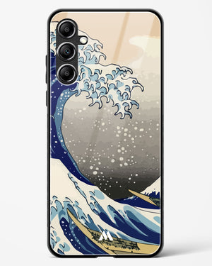 The Great Wave At Kanagawa Glass Case Phone Cover-(Samsung)