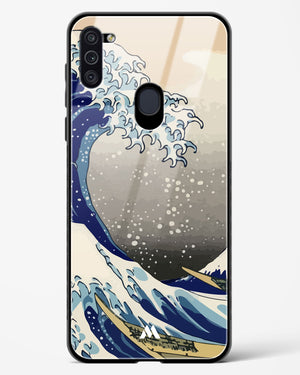 The Great Wave At Kanagawa Glass Case Phone Cover-(Samsung)