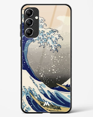 The Great Wave At Kanagawa Glass Case Phone Cover-(Samsung)