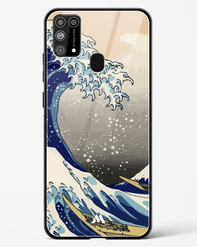 The Great Wave At Kanagawa Glass Case Phone Cover-(Samsung)