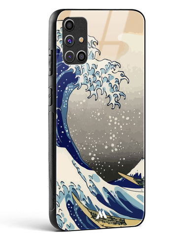 The Great Wave At Kanagawa Glass Case Phone Cover-(Samsung)