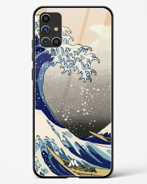 The Great Wave At Kanagawa Glass Case Phone Cover-(Samsung)