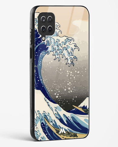 The Great Wave At Kanagawa Glass Case Phone Cover-(Samsung)