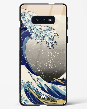 The Great Wave At Kanagawa Glass Case Phone Cover-(Samsung)