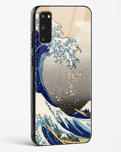 The Great Wave At Kanagawa Glass Case Phone Cover-(Samsung)