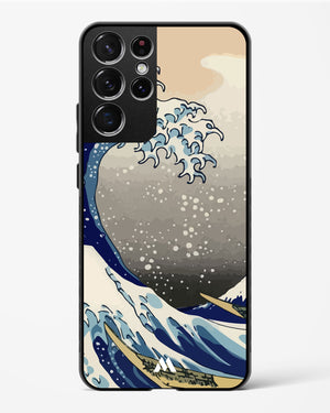 The Great Wave At Kanagawa Glass Case Phone Cover-(Samsung)