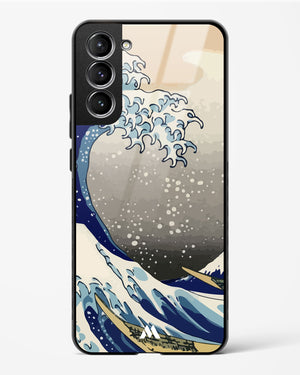 The Great Wave At Kanagawa Glass Case Phone Cover-(Samsung)