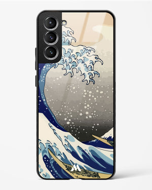 The Great Wave At Kanagawa Glass Case Phone Cover-(Samsung)