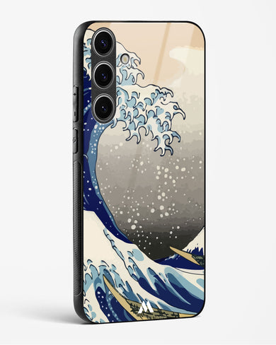 The Great Wave At Kanagawa Glass Case Phone Cover-(Samsung)