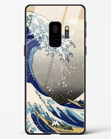 The Great Wave At Kanagawa Glass Case Phone Cover-(Samsung)