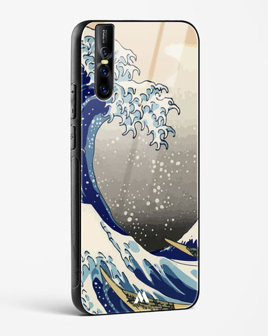 The Great Wave At Kanagawa Glass Case Phone Cover (Vivo)