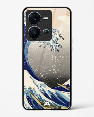 The Great Wave At Kanagawa Glass Case Phone Cover (Vivo)
