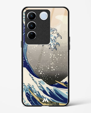 The Great Wave At Kanagawa Glass Case Phone Cover-(Vivo)