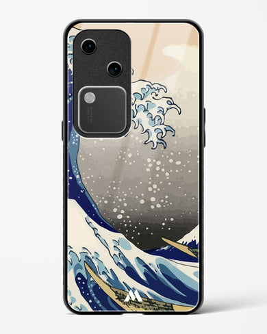 The Great Wave At Kanagawa Glass Case Phone Cover (Vivo)