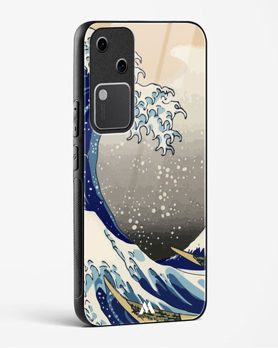 The Great Wave At Kanagawa Glass Case Phone Cover (Vivo)