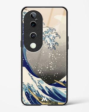 The Great Wave At Kanagawa Glass Case Phone Cover (Vivo)
