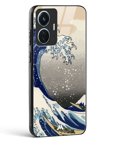 The Great Wave At Kanagawa Glass Case Phone Cover (Vivo)