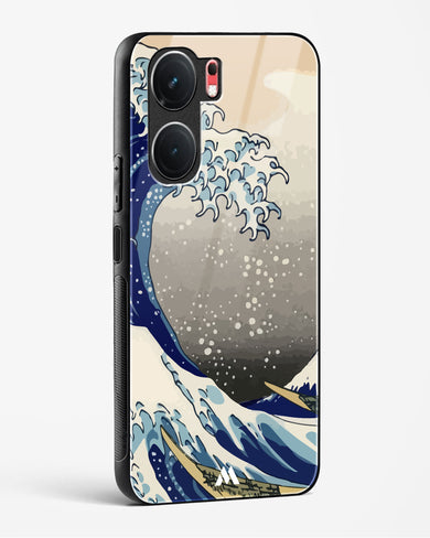 The Great Wave At Kanagawa Glass Case Phone Cover (Vivo)