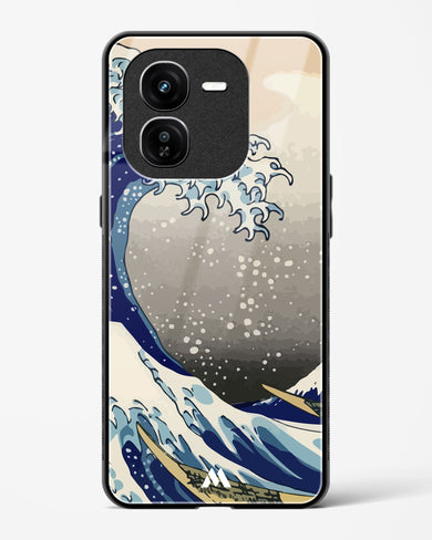 The Great Wave At Kanagawa Glass Case Phone Cover (Vivo)