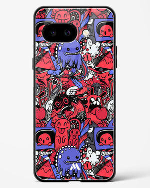 Monster Doodles Glass Case Phone Cover (Google)