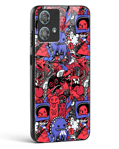 Monster Doodles Glass Case Phone Cover (Motorola)