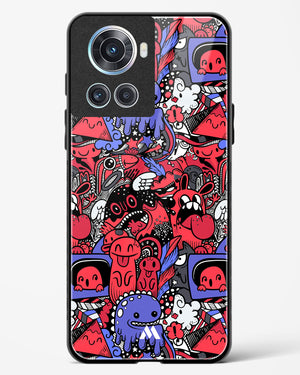 Monster Doodles Glass Case Phone Cover (OnePlus)