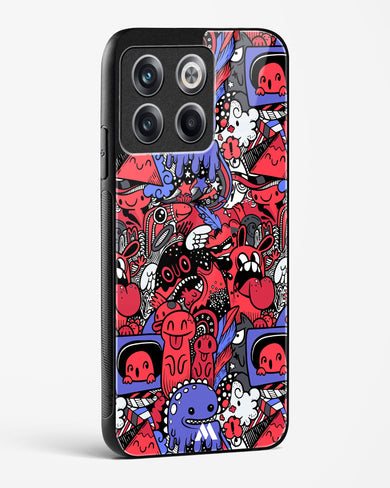 Monster Doodles Glass Case Phone Cover (OnePlus)