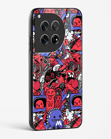 Monster Doodles Glass Case Phone Cover (OnePlus)