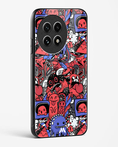 Monster Doodles Glass Case Phone Cover (OnePlus)