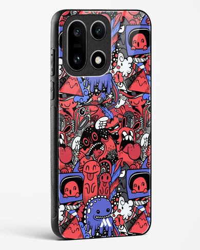 Monster Doodles Glass Case Phone Cover (OnePlus)
