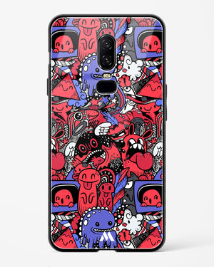 Monster Doodles Glass Case Phone Cover (OnePlus)