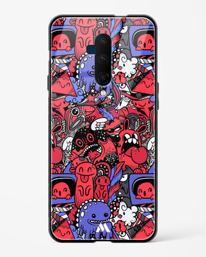 Monster Doodles Glass Case Phone Cover-(OnePlus)