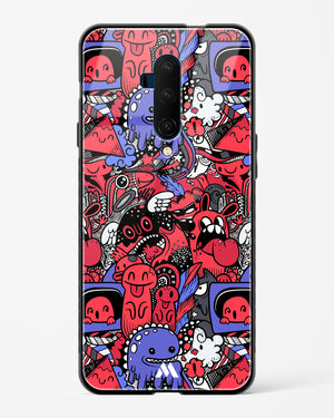 Monster Doodles Glass Case Phone Cover (OnePlus)