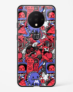 Monster Doodles Glass Case Phone Cover (OnePlus)