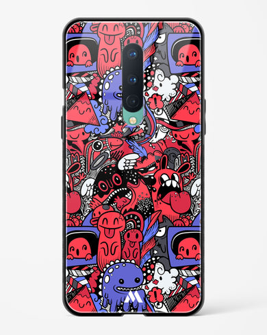 Monster Doodles Glass Case Phone Cover (OnePlus)