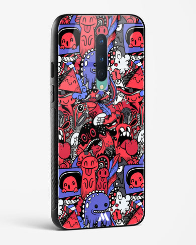 Monster Doodles Glass Case Phone Cover (OnePlus)