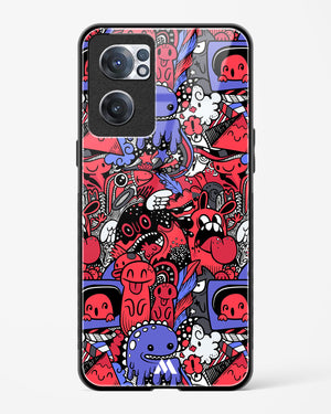 Monster Doodles Glass Case Phone Cover (OnePlus)