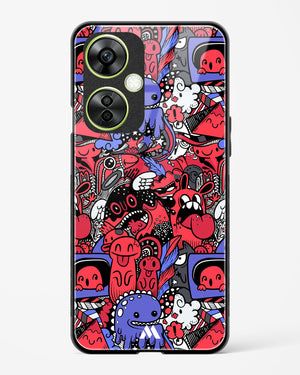 Monster Doodles Glass Case Phone Cover (OnePlus)