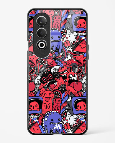 Monster Doodles Glass Case Phone Cover (OnePlus)