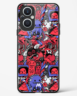 Monster Doodles Glass Case Phone Cover (OnePlus)