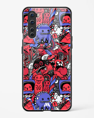 Monster Doodles Glass Case Phone Cover (OnePlus)
