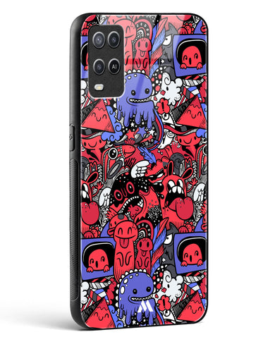 Monster Doodles Glass Case Phone Cover (Oppo)