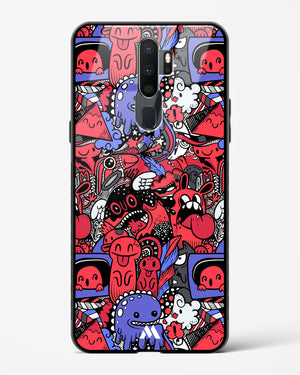 Monster Doodles Glass Case Phone Cover (Oppo)