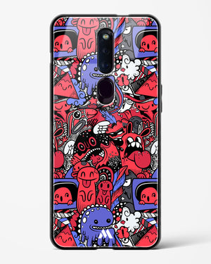 Monster Doodles Glass Case Phone Cover (Oppo)