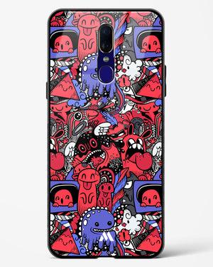 Monster Doodles Glass Case Phone Cover (Oppo)