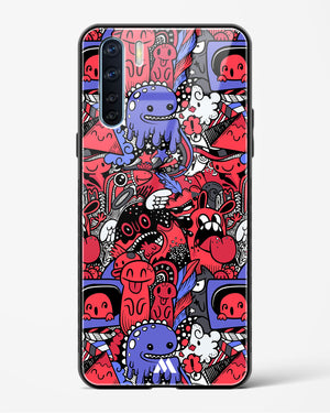 Monster Doodles Glass Case Phone Cover (Oppo)